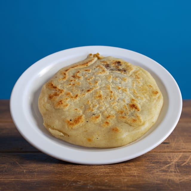 Bean Cheese & Loroco Pupusa.